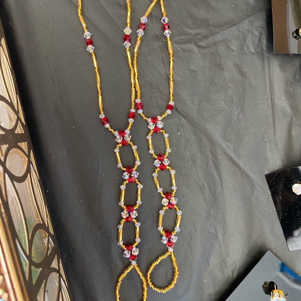 Beaded anklet